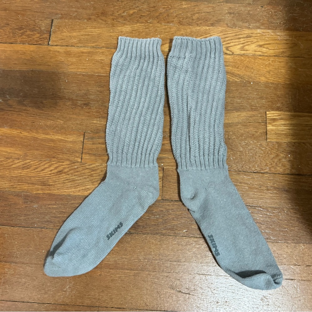 SKIMS slouch sock, smoke